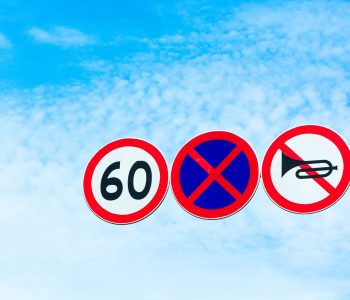Speed Limit Zone Warning Road Sign